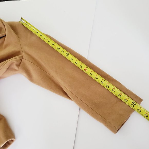 Old Navy Tan Pea Coat for Women - Picture 10 of 10